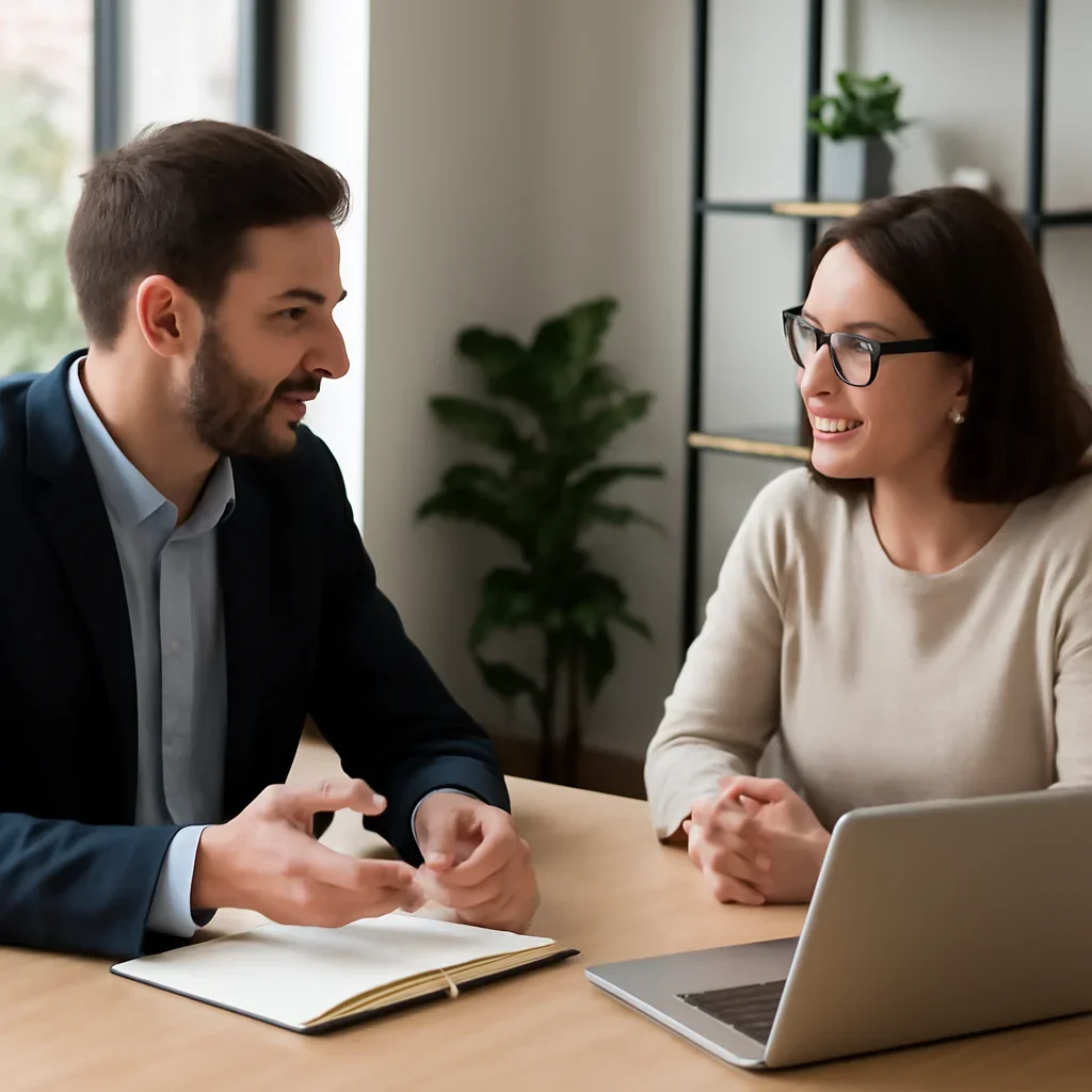 Business consultation about next steps for Restaurant SEO Surrey